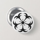 [Familienwappen] Blume Button (Vorne & Hinten)