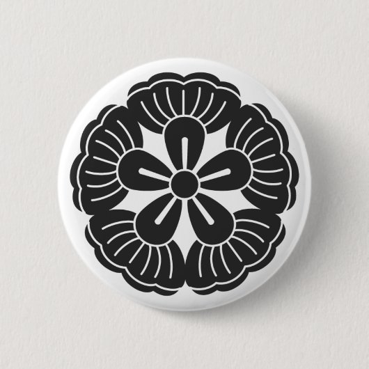 [Familienwappen] Blume Button (Vorderseite)