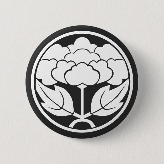 [Familienwappen] Blume Button (Vorderseite)