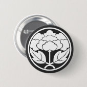[Familienwappen] Blume Button (Vorne & Hinten)