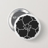 [Familienwappen] Blume Button (Vorne & Hinten)