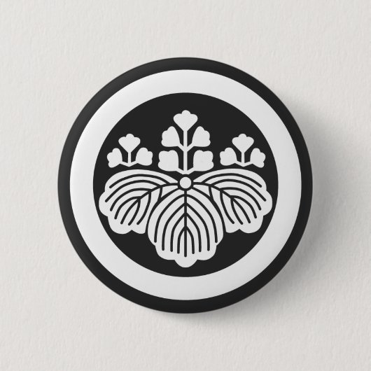 [Familienwappen] Blume Button (Vorderseite)