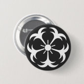 [Familienwappen] Blume Button (Vorne & Hinten)