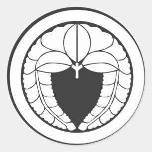 [Familienwappen] Blume Runder Aufkleber