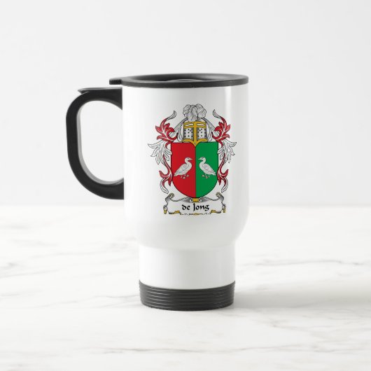 Familienwappen de Jong Reisebecher (Links)