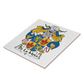 Familienwappen De La Mota Fliese (Seite)