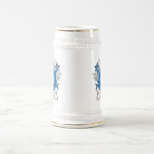 Familienwappen de Vogel Bierglas (Mittel)