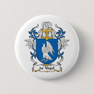 Familienwappen de Vogel Button