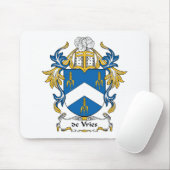 Familienwappen de Vries Mousepad (Mit Mouse)