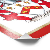 Familienwappen der Fischer Fotodruck (Ecke)