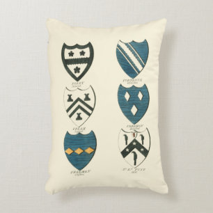 Familienwappen der verschiedenen englischen Häuse Zierkissen