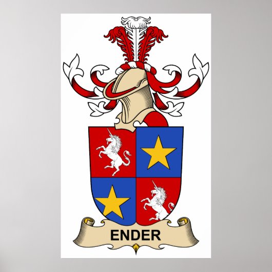 Familienwappen eingeben poster (Vorne)
