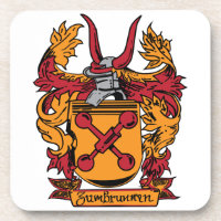 Familienwappen-Korken-Untersetzer