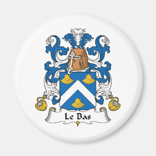 Familienwappen Le Bas Magnet