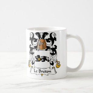 Familienwappen Le Breton Kaffeetasse
