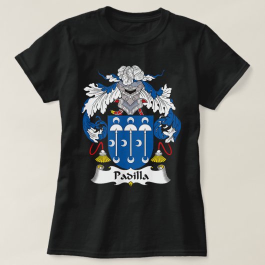 Familienwappen Padilla T-Shirt (Design vorne)