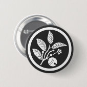 [Familienwappen] Pflanze Button (Vorne & Hinten)