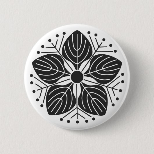 [Familienwappen] Pflanze Button (Vorderseite)