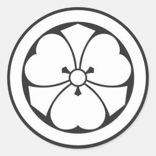 [Familienwappen] Pflanze Runder Aufkleber
