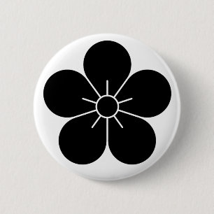 [Familienwappen] Pflaumenblüte Button