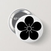 [Familienwappen] Pflaumenblüte Button (Vorne & Hinten)