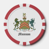 Familienwappen Pokerchips (Vorderseite)