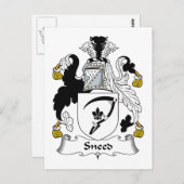 Familienwappen Postkarte (Vorne/Hinten)