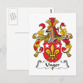 Familienwappen Postkarte (Vorne/Hinten)