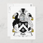 Familienwappen Postkarte (Vorne/Hinten)