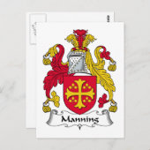 Familienwappen Postkarte (Vorne/Hinten)