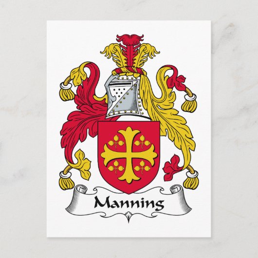 Familienwappen Postkarte (Vorderseite)