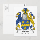 Familienwappen Postkarte (Vorne/Hinten)