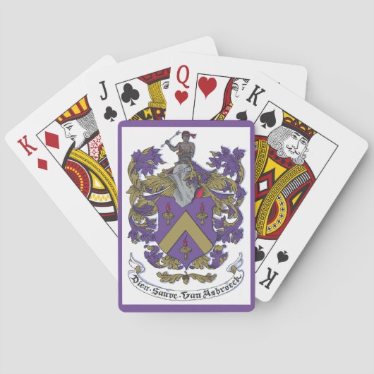 Familienwappen Spielkarten (Rückseite)