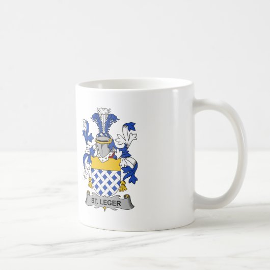 Familienwappen St. Leger Kaffeetasse (Rechts)
