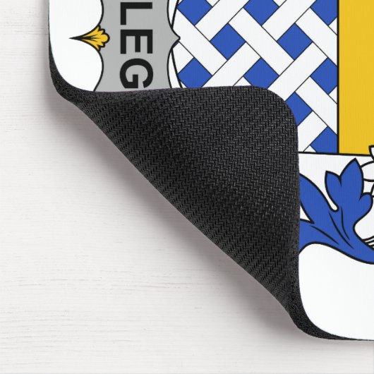 Familienwappen St. Leger Mousepad (Ecke)