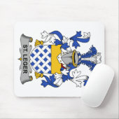 Familienwappen St. Leger Mousepad (Mit Mouse)