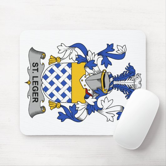 Familienwappen St. Leger Mousepad (Mit Mouse)