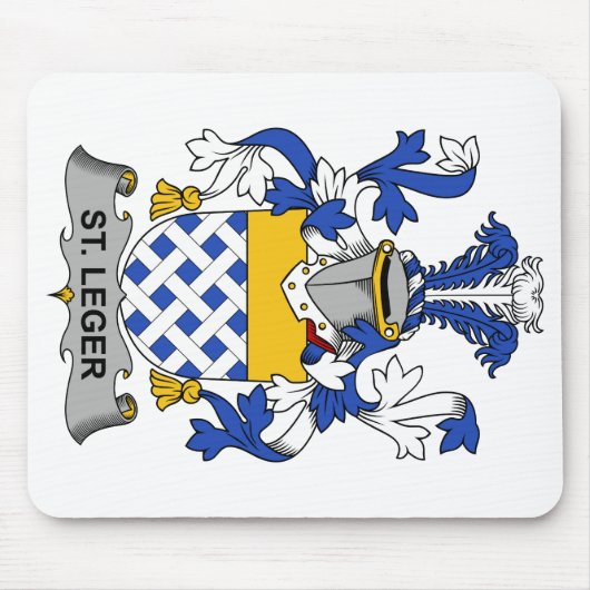 Familienwappen St. Leger Mousepad (Vorne)