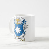 Familienwappen Vans Aalst Kaffeetasse (Vorderseite Links)