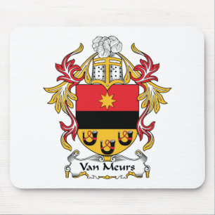 Familienwappen Vans Meurs Mousepad