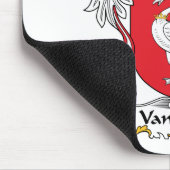 Familienwappen Vans Wyk Mousepad (Ecke)