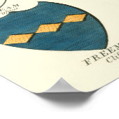 Familienwappen verschiedener englischer Häuser Poster (Ecke)