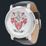 Familienwappen-Wappen Armbanduhr<br><div class="desc">Ross Familienwappen und Scottish Ross Wappen. Für Männer mit dem Ross-Nachnamen und für Frauen mit dem Ross-Nachnamen. Klicken Sie auf 'Ross Familienwappen',  um alle unsere Designs mit dem Ross Familiennamen zu sehen.</div>