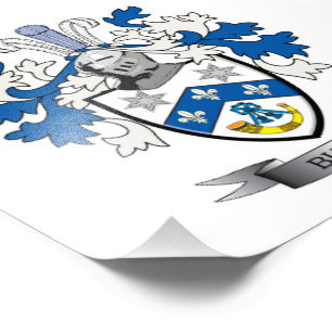 Familienwappen-Wappen Fotodruck