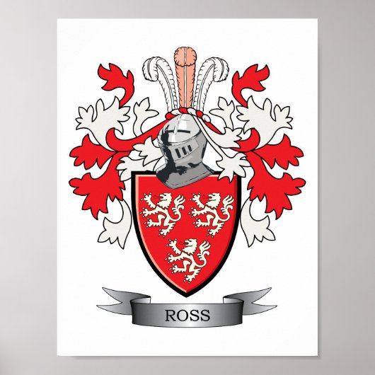 Familienwappen-Wappen Poster (Vorne)