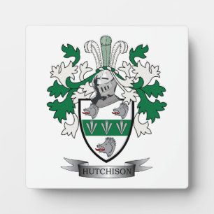 Familienwappen-Wappen von Hutchison Fotoplatte