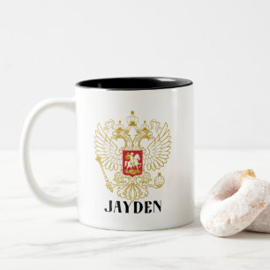 Familienwappen Zweifarbige Tasse