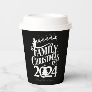 Familienweihnachten 2024 Erinnerungen Gemeinsam Pa Pappbecher