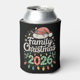 Familienweihnachten 2026 passendes Feiertags-Weihn Dosenkühler