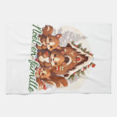 Familienweihnachten Geschirrtuch (Horizontal)